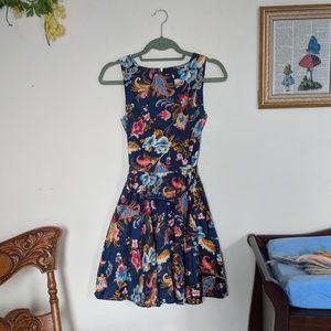 Modcloth blue floral dress